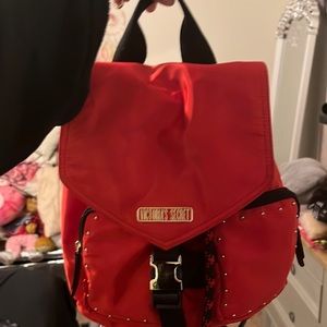 Red Victoria secret day backpack